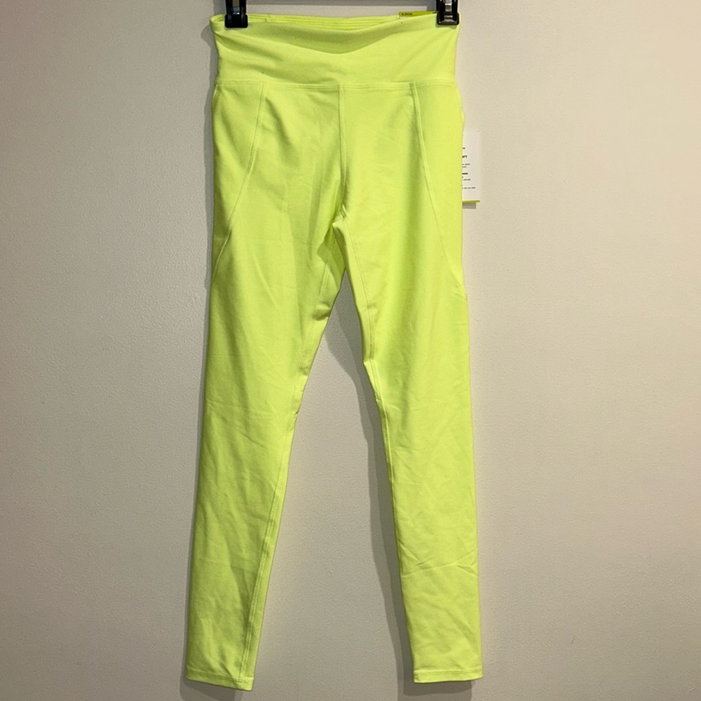 Old Navy Elevate Leggings NWT - neon lime green - XL